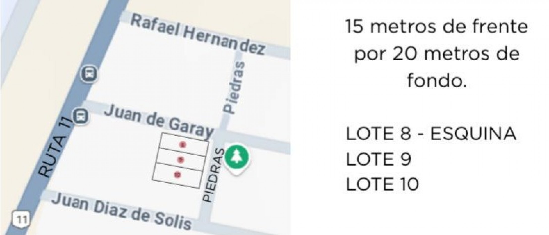 Terrenos en venta en Sauce viejo a una cuadra de lla ruta 